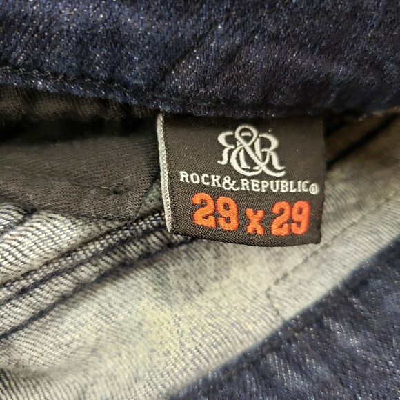 NWT! Rock & Republic Terror Blue Grunge Jeans - Picture 8 of 8